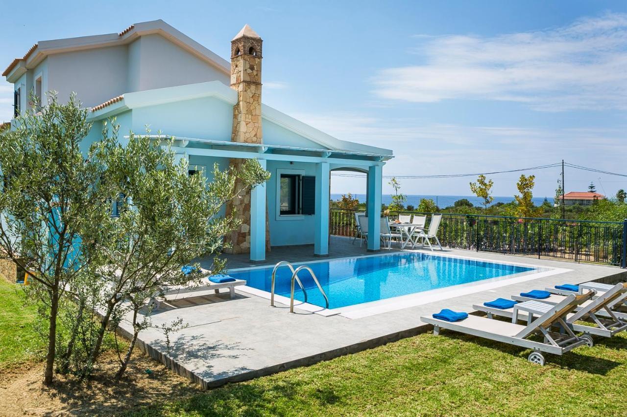 Seirios Luxury Villa Svoronata Buitenkant foto